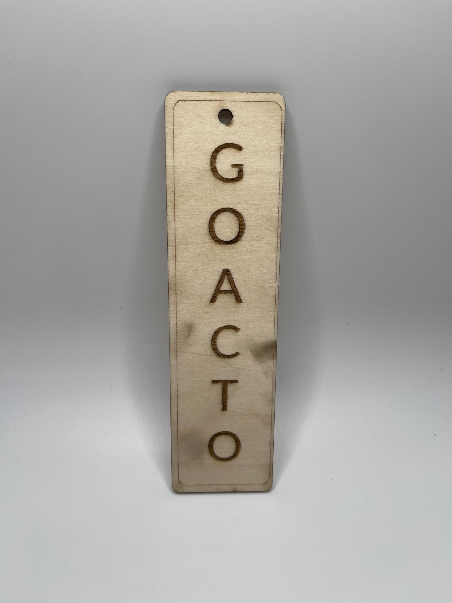 GOACTO Laser Engraved Bookmark