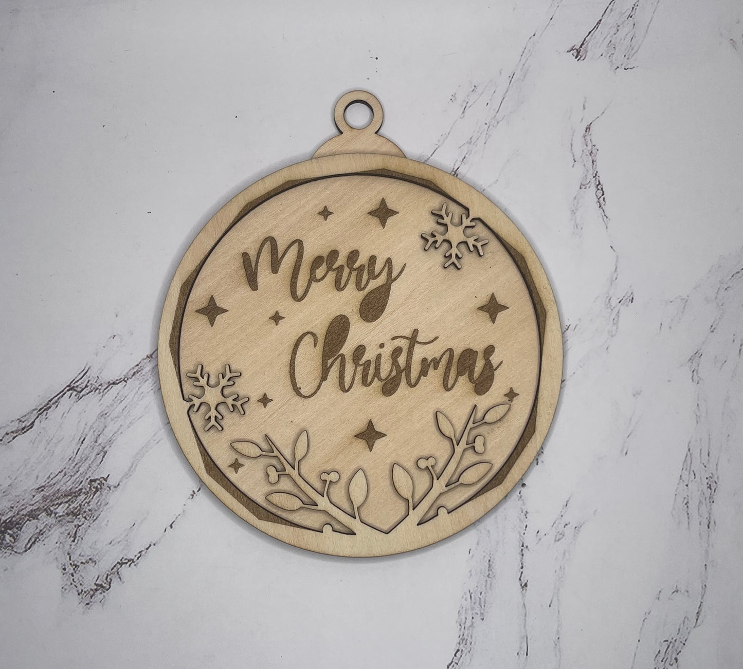 Merry Christmas - Holiday Ornament