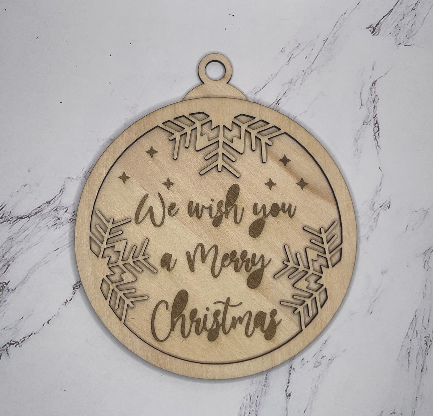 We wish you a Merry Christmas - Holiday Ornament