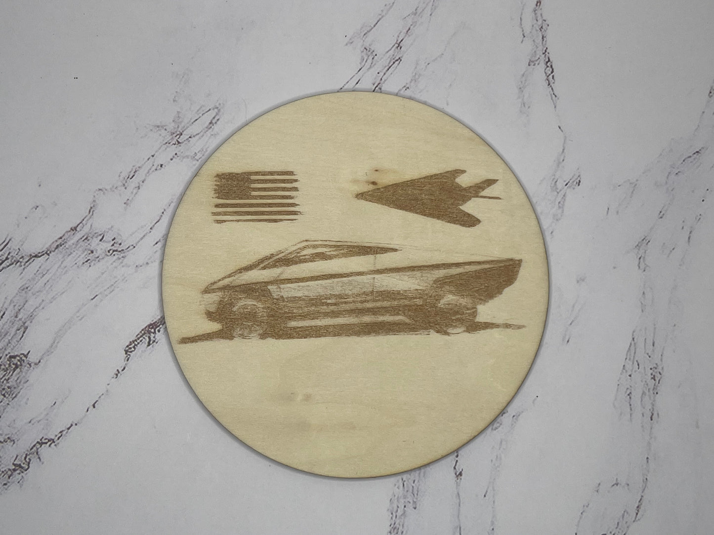 Original Cybertruck Sketch Coaster