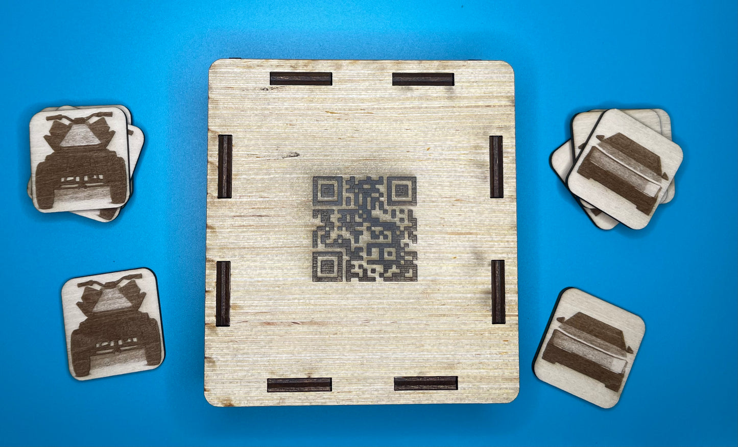 Cybertruck Tic-Tac-Toe & Momento Box Combo