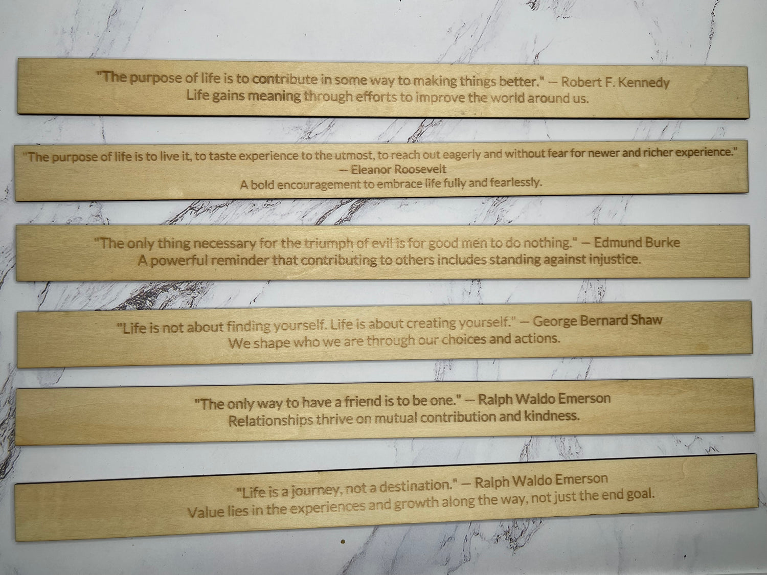 Quotes Plaques