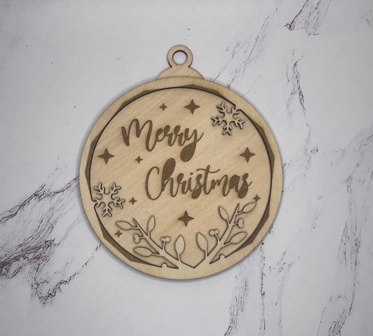 Merry Christmas - Holiday Ornament