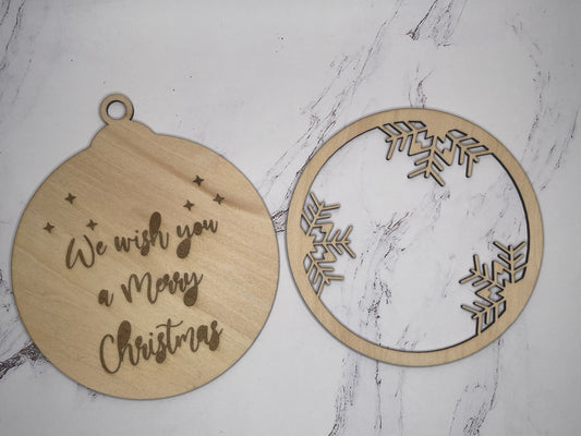 We wish you a Merry Christmas  - Holiday Ornament