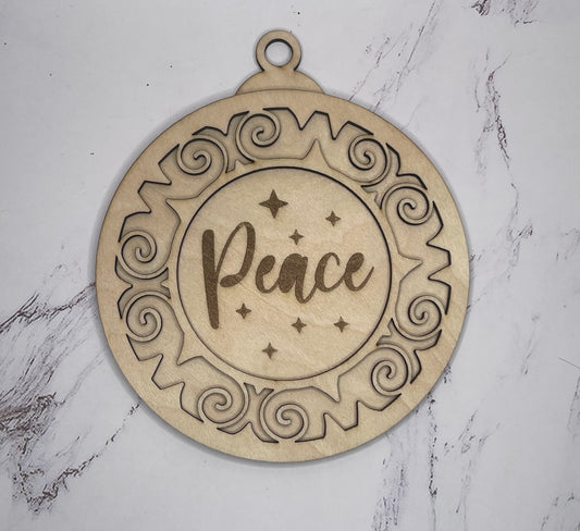 Peace - Holiday Ornament