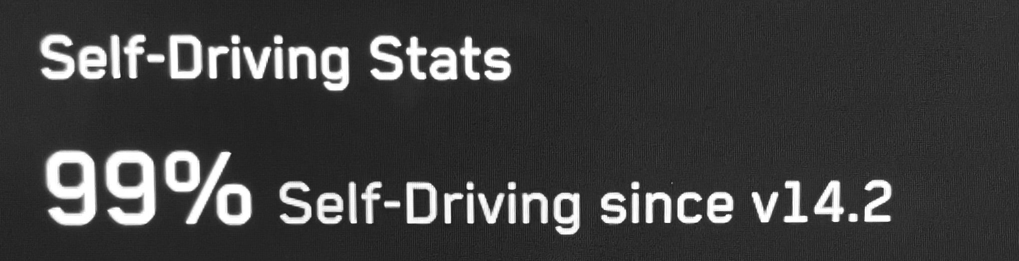 Cybertruck Full Self-Driving stats