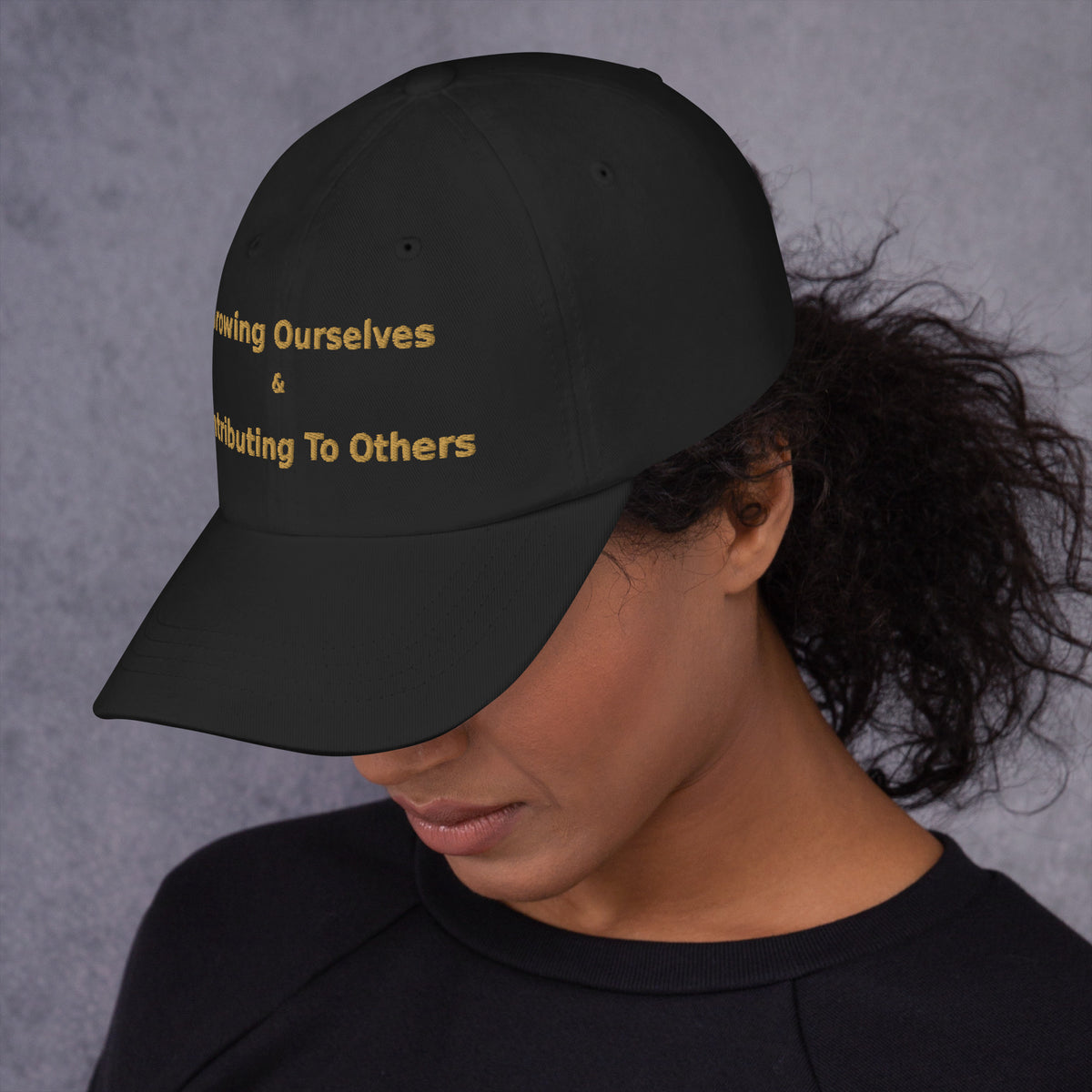 GOACTO Mission Dad Hat, left side