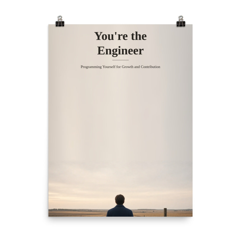 GOACTO You're the Engineer Book Cover Poster