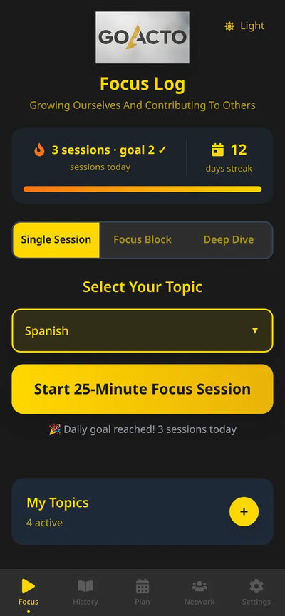 Focus Log